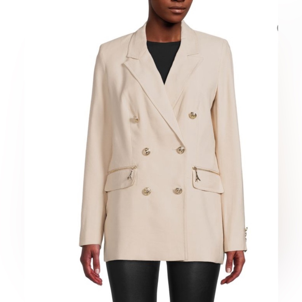 Karl Lagerfeld Paris Double Breasted Blazer Size 10 NWOT